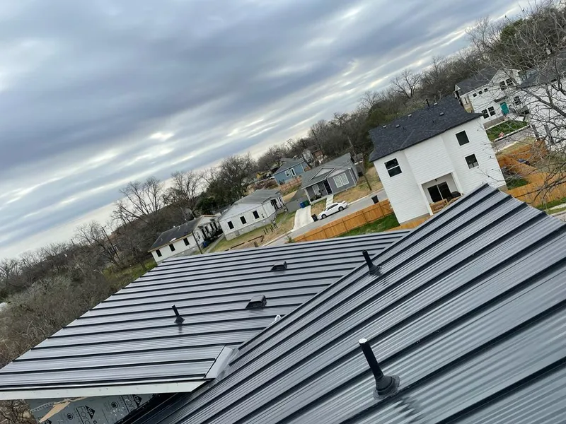 Standing seam metal roof panels with vents for Skylight Repair in Wildwood